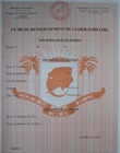 Formulaire de demande d'extrait de casier judiciaire